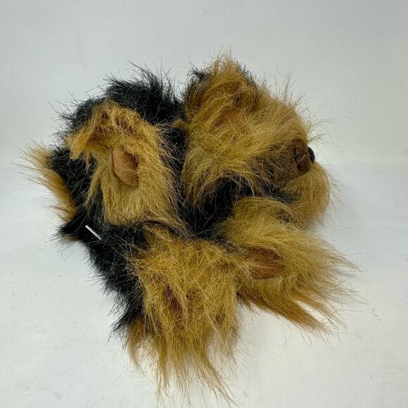 Vintage Ty Yorkie Dog Plush Collectible Yappy Sitting With Bow NOS 1990s - Picture 12 of 14